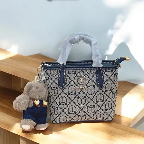 Túi Tote Nữ Guoo Bear GU1194 - GU1195 Màu Be Xanh