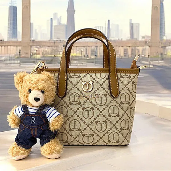 Túi Tote Nữ Guoo Bear GU1194 - GU1195 Màu Nâu Khaki