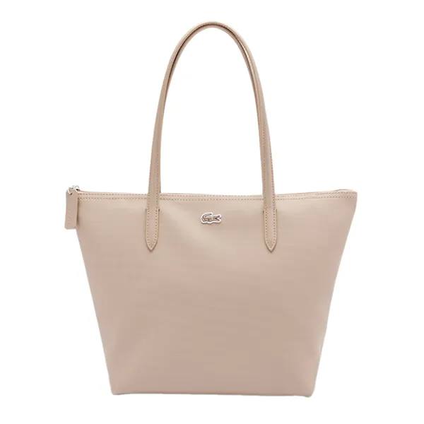 Túi Tote Nữ Lacoste Small L.12.12 Concept Tote Simply Taupe NF2037PK Q47 Màu Be