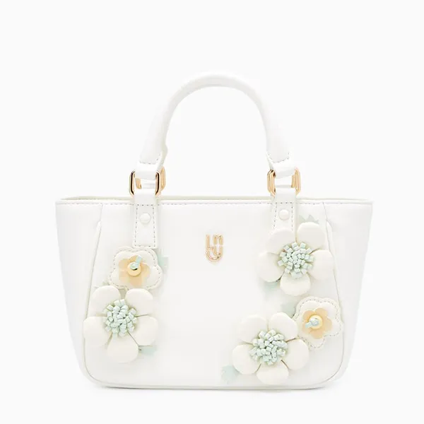 Túi Tote Nữ Lyn Sanna Bag Variation 2 LL25FBT608 Ivory Màu Trắng