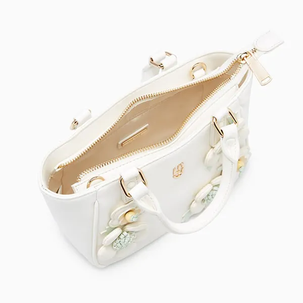 Túi Tote Nữ Lyn Sanna Bag Variation 2 LL25FBT608 Ivory Màu Trắng