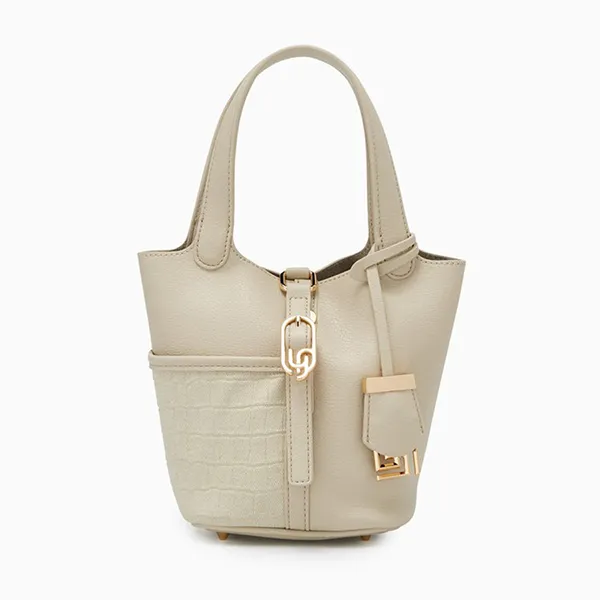 Túi Tote Nữ Lyn Sydney Infinite S Bag Ivory L25FBWA075 Màu Trắng Ngà