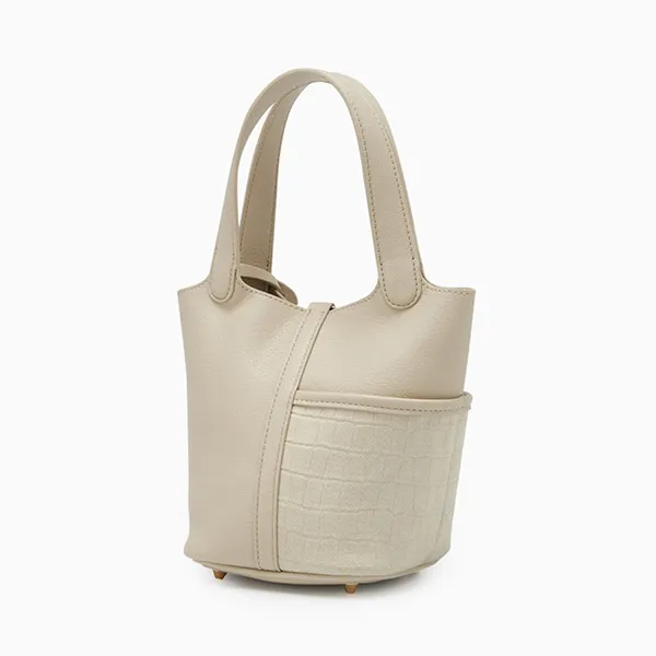 Túi Tote Nữ Lyn Sydney Infinite S Bag Ivory L25FBWA075 Màu Trắng Ngà