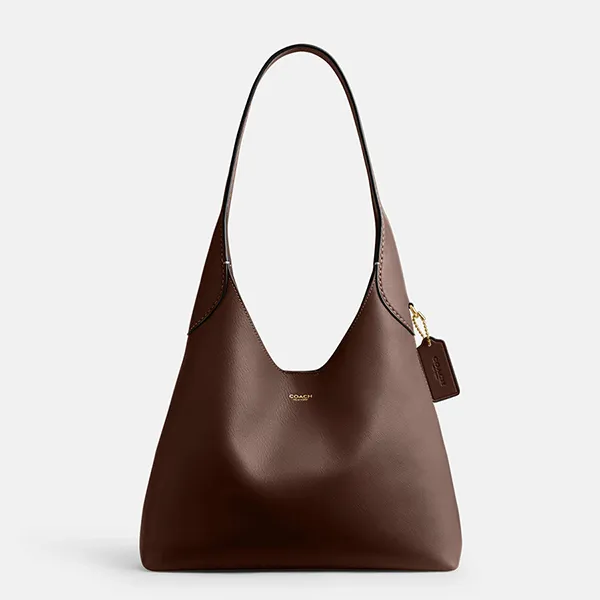 Túi Xách Nữ Coach Brooklyn Shoulder Bag 28 CU068 Brown Màu Nâu