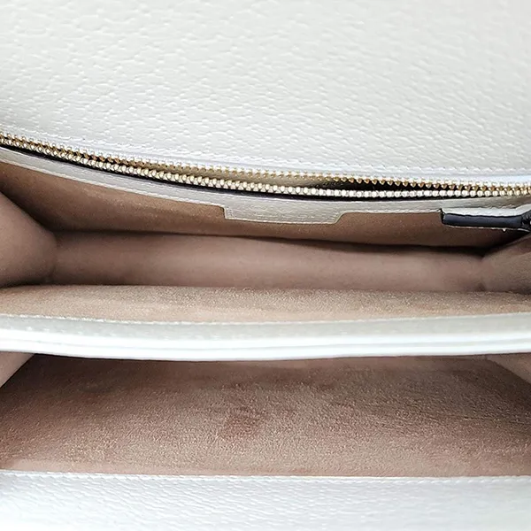 Túi Xách Tay Nữ Gucci Ophidia Top Handle Bag Màu Trắng