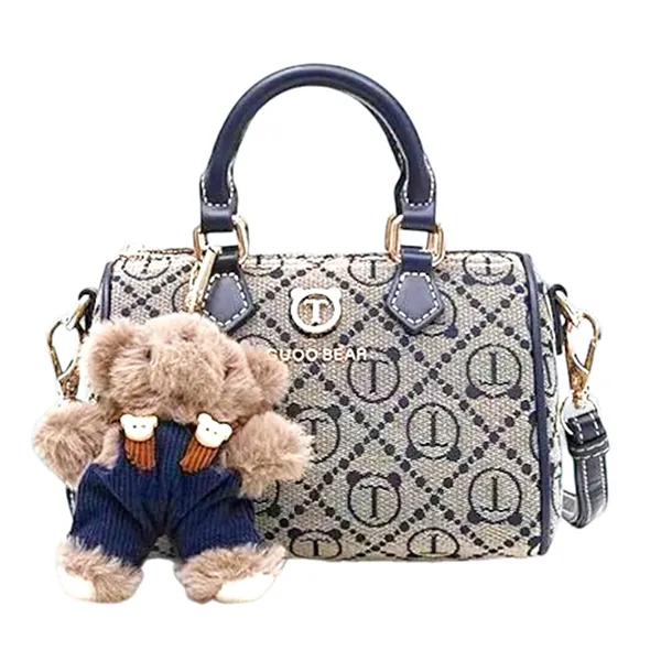Túi Xách Tay Nữ Guoo Bear GU1212-24430 Màu Xanh Xám