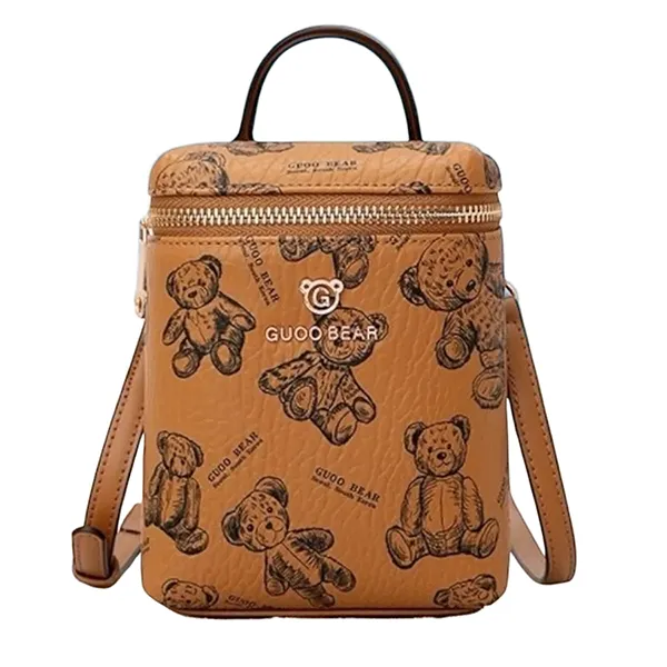 Túi Đựng Điện Thoại Nữ Guoo Bear GU1372-3920 Màu Nâu