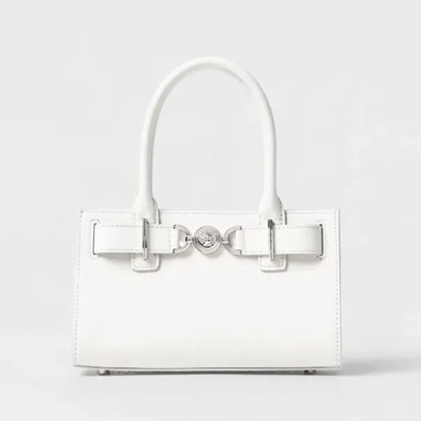 Túi Xách Tay Nữ Versace Handbag White Màu Trắng