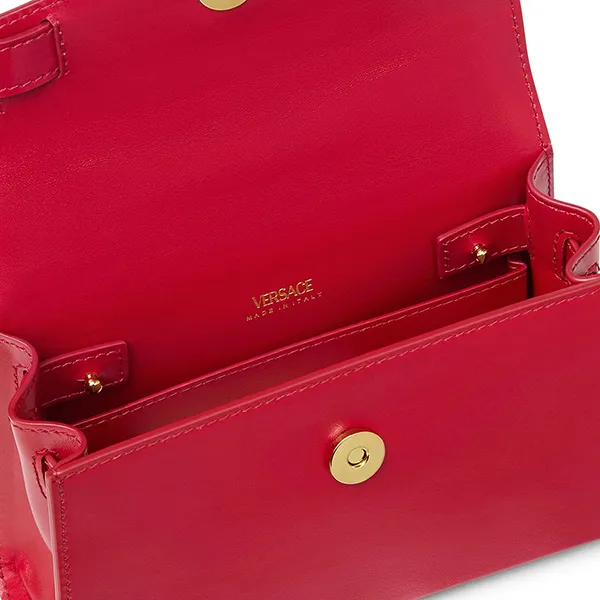 Túi Xách Tay Nữ Versace Medusa Bag Màu Đỏ
