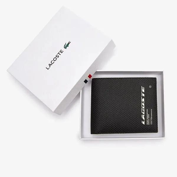 Ví Nam Lacoste Chantaco Small Wallet NH3999RZ K41 Màu Đen