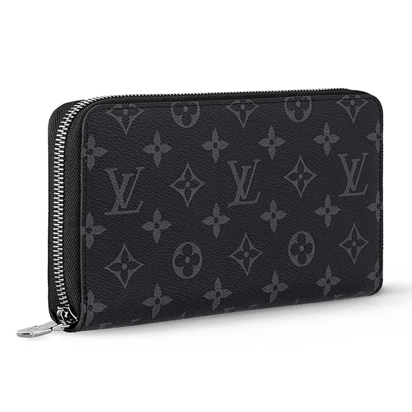 Ví Nam Louis Vuitton LV Zippy Organizer M82081 Màu Đen Xám