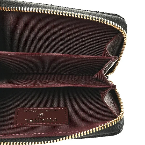 Ví Nữ Chanel Caviar Quilted Classic Zipped Coin Purse Black Màu Đen