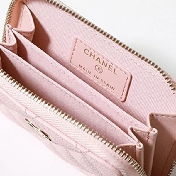 Ví Nữ Chanel Matelasse Coco Mark Wallet AP0216 Y01864 Màu Hồng Nhạt