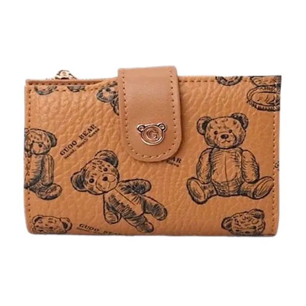 Ví Nữ Guoo Bear GO-2040-3920 Màu Nâu Size M