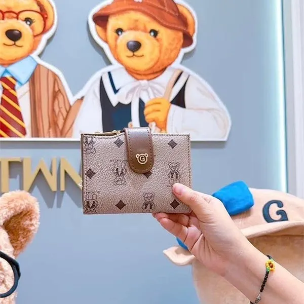 Ví Nữ Guoo Bear GO-2040-69260 Màu Xám Size M