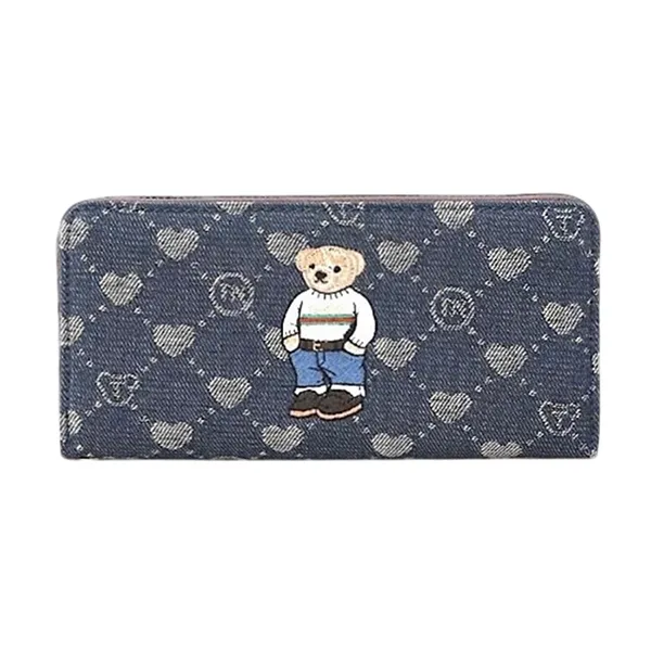 Ví Nữ Guoo Bear GO-2042-28220 Xanh Vải L Màu Xanh Navy