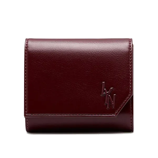 Ví Nữ Lyn Thunder Flap Wallet - Dark Red LL25FWS017 Màu Đỏ Đậm