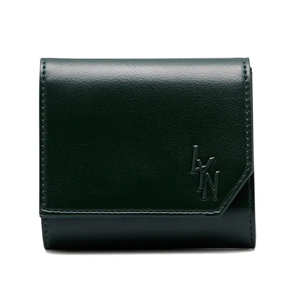Ví Nữ Lyn Thunder Flap Wallet On Chain - Dark Green LL25FWS017 Màu Xanh Green