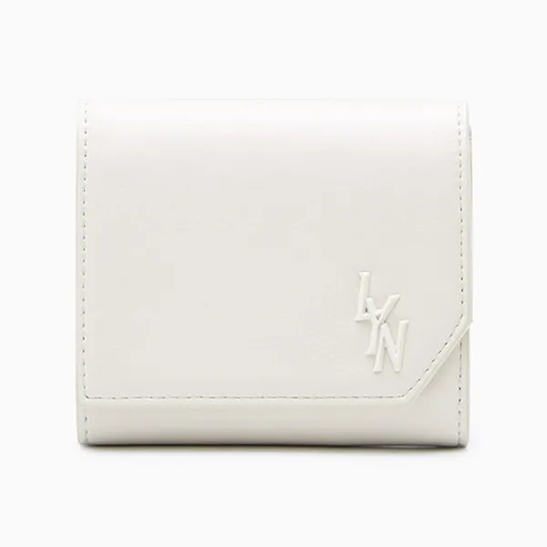 Ví Nữ Lyn Thunder Flap Wallet On Chain - Ivory LL25FWS017 Màu Trắng Kem