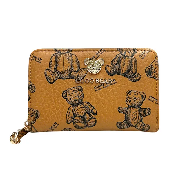 Ví Nữ Guoo Bear TT2301 - GO2016 GB M Màu Nâu