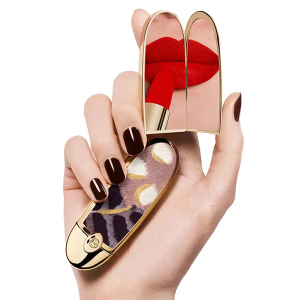 Vỏ Son Guerlain Rouge G The Songbird Case Màu Nâu