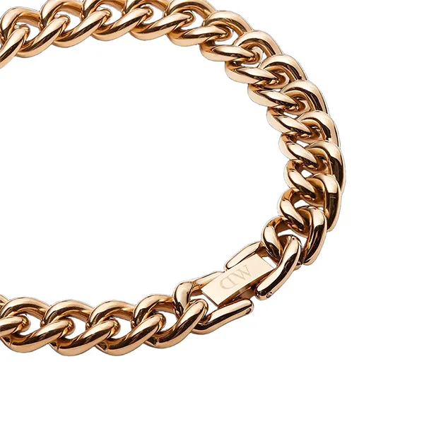 Vòng Đeo Tay Daniel Wellington Chunky Chain Bracelet Rose Gold Màu Vàng Hồng