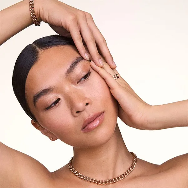 Vòng Đeo Tay Daniel Wellington Chunky Chain Bracelet Rose Gold Màu Vàng Hồng