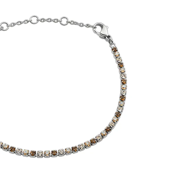 Vòng Đeo Tay Daniel Wellington Classic Tennis Bracelet Honey Combo Silver Màu Bạc