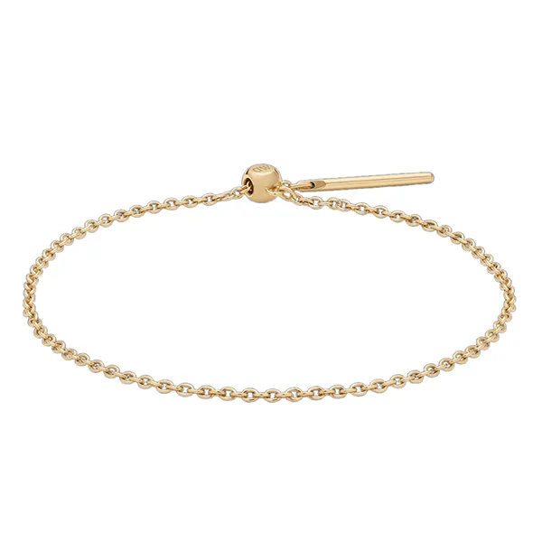Vòng Đeo Tay Nữ Daniel Wellington Charm Chain Bracelet Màu Vàng Gold