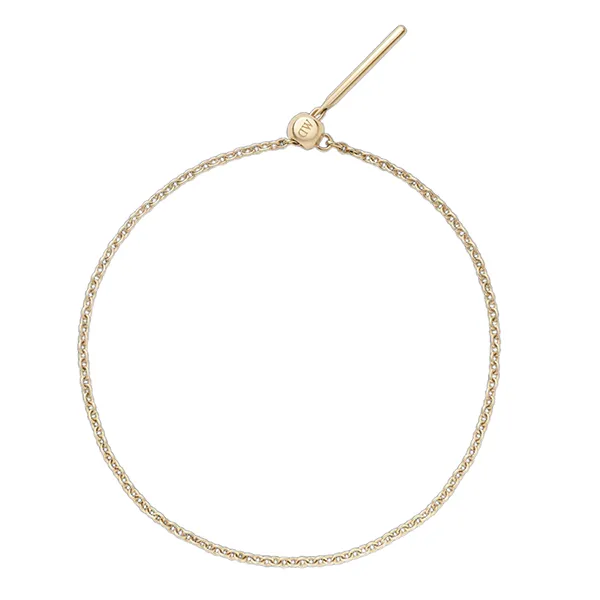 Vòng Đeo Tay Nữ Daniel Wellington Charm Chain Bracelet Màu Vàng Gold