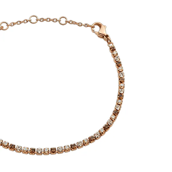 Vòng Đeo Tay Nữ Daniel Wellington Classic Tennis Bracelet Honey Combo Rose Gold DW00401115 Màu Vàng Hồng