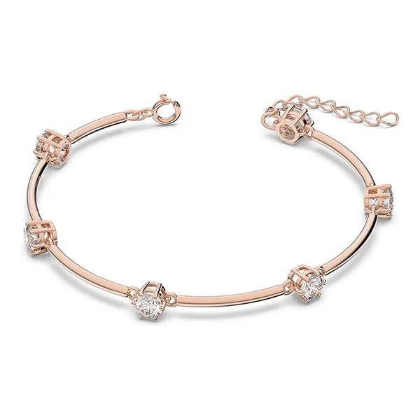 Vòng Đeo Tay Nữ Swarovski Constella Crystal Bracelet Jewelry Collection 5609711 Màu Vàng Hồng