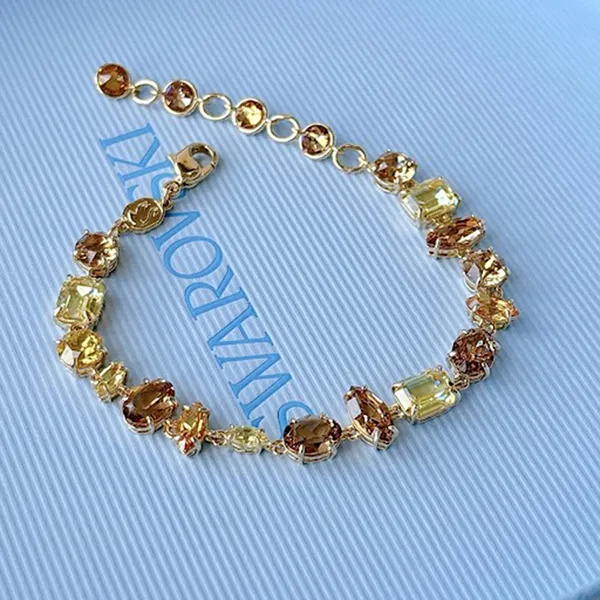 Vòng Đeo Tay Nữ Swarovski Gema Bracelet in Gold-tone Metal Màu Vàng