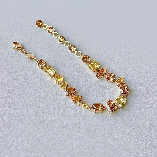 Vòng Đeo Tay Nữ Swarovski Gema Bracelet in Gold-tone Metal Màu Vàng