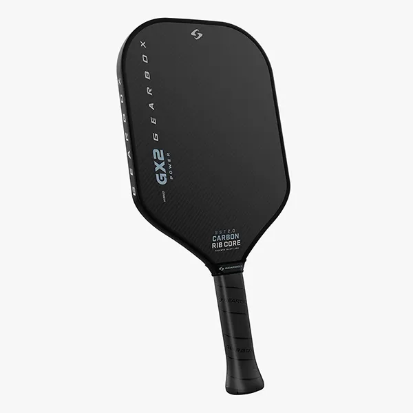 Vợt Pickleball Gearbox GX2 Power Hybrid 16mm Màu Đen