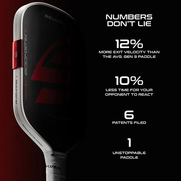 Vợt Pickleball Selkirk Labs Project Boomstik Widebody Màu Đen Đỏ