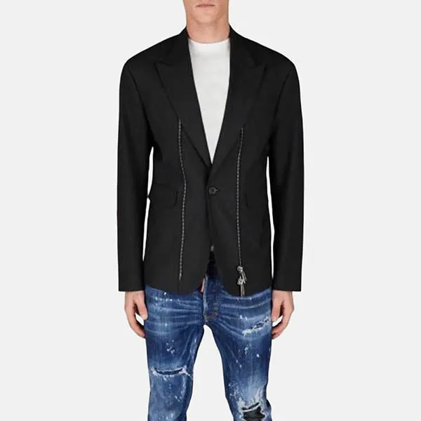 Áo Khoác Blazer Nam Dsquared2 S71BN0926 S53632 900 Màu Đen Size 46