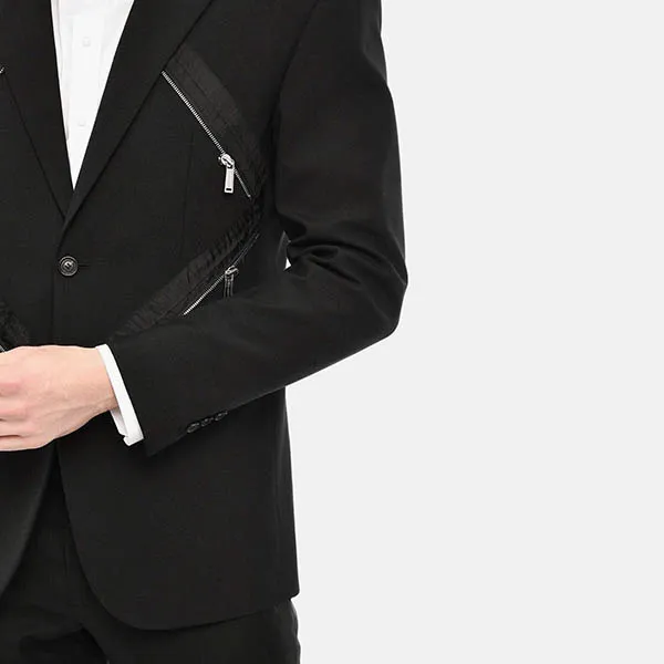 Áo Khoác Blazer Nam Dsquared2 S74BN1239 S53632 900 Màu Đen Size 46