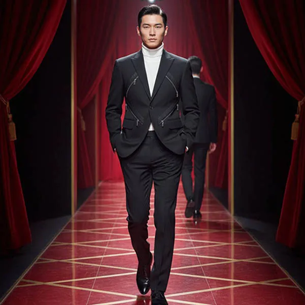 Áo Khoác Blazer Nam Dsquared2 S74BN1239 S53632 900 Màu Đen Size 46