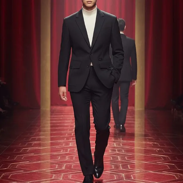 Áo Khoác Blazer Nam Dsquared2 S74BN1248 S40320 900 Màu Đen Size 44