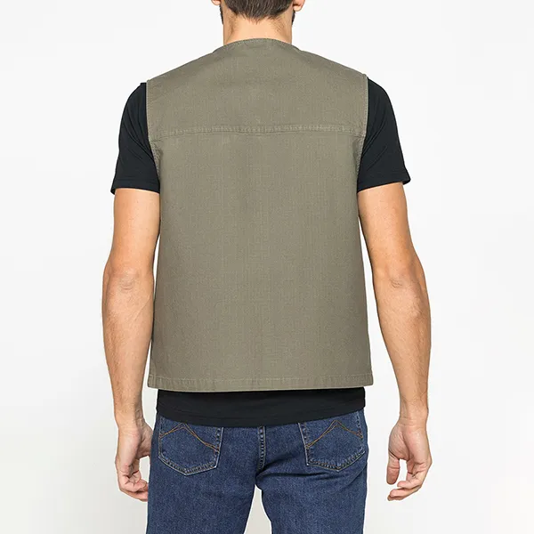 Áo Khoác Gile Nam Carrera Jeans 406T1196A_765 Màu Xanh Rêu Size M