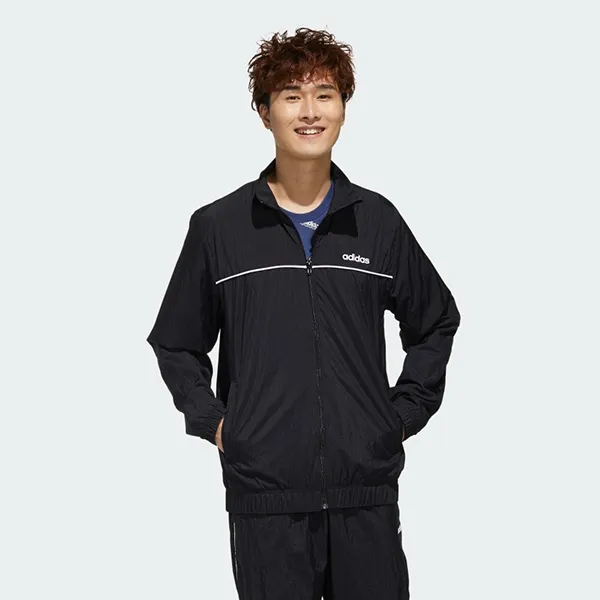 Áo Khoác Gió Nam Adidas Favorites Black FM6087 Màu Đen Size L