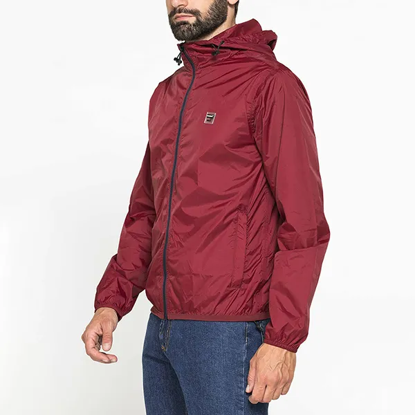 Áo Khoác Gió Nam Carrera Jeans 407A1418X_491 Màu Đỏ Lạnh Size S