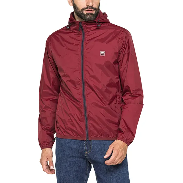 Áo Khoác Gió Nam Carrera Jeans 407A1418X_491 Màu Đỏ Lạnh Size S