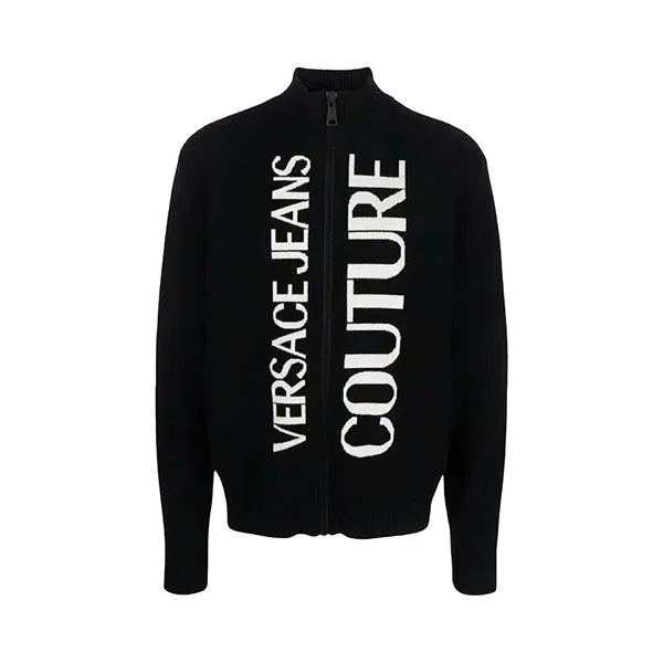 Áo Khoác Len Nam Versace 75GAFM12 Màu Đen Size S