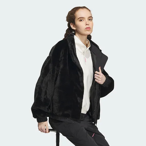 Áo Khoác Lông Nữ Adidas City Escape Midweight Jacket IP7044 Màu Đen Size M (Form china)