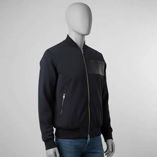 Áo Khoác Nam Armani Exchannge 3RZB13 ZN99Z 15BA Màu Xanh Navy Size XS