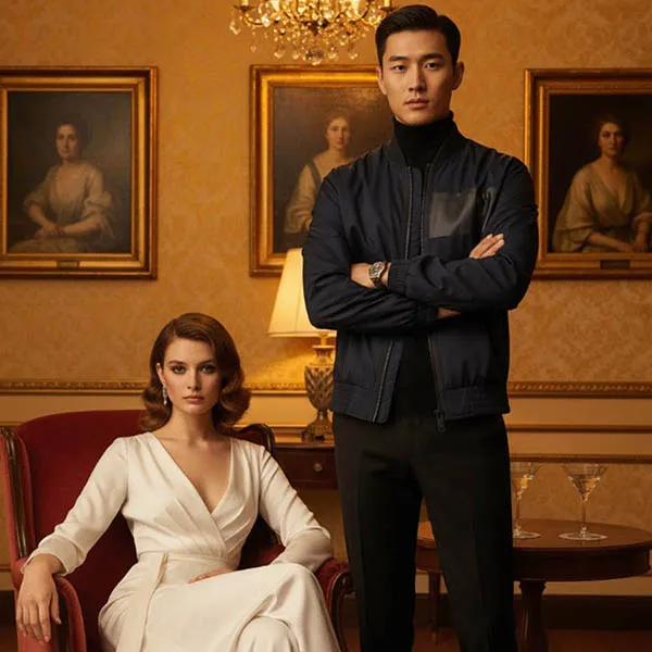 Áo Khoác Nam Armani Exchannge 3RZB13 ZN99Z 15BA Màu Xanh Navy Size XS