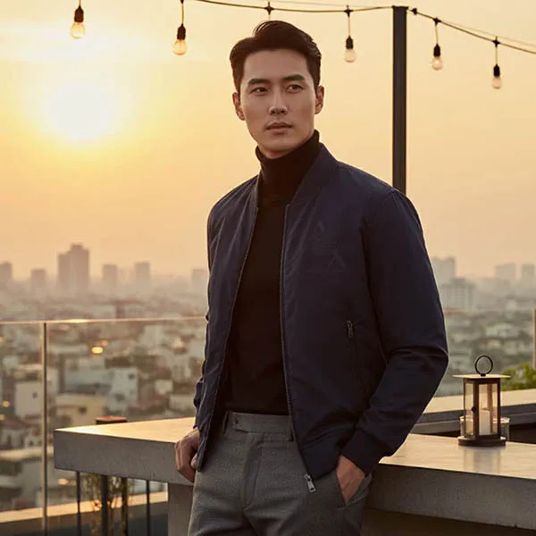 Áo Khoác Nam Armani Exchannge 3RZB21 ZNB7Z 1510 Màu Xanh Navy Size S