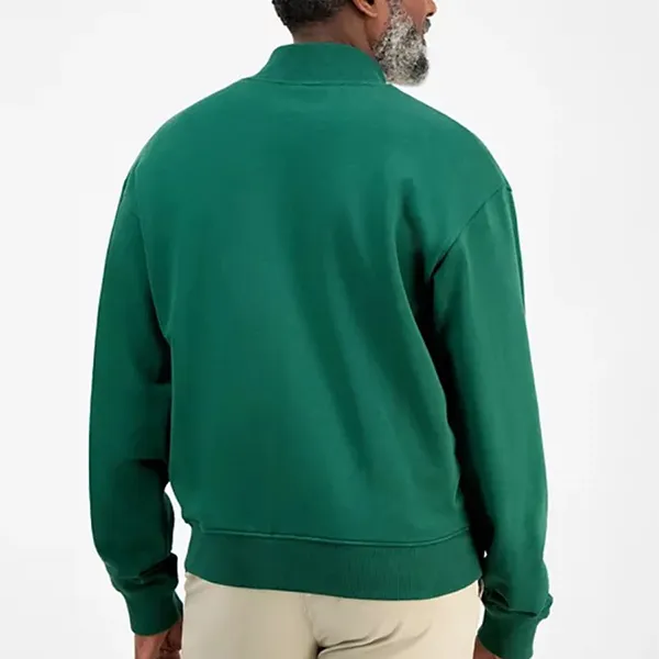 Áo Khoác Nam Lacoste Men's Logo Bomber Jumper Jacket Green SH2457 - 132 Màu Xanh Green Size 4